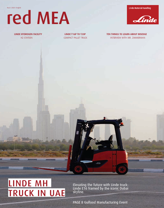 Linde forklift in the Lebanon